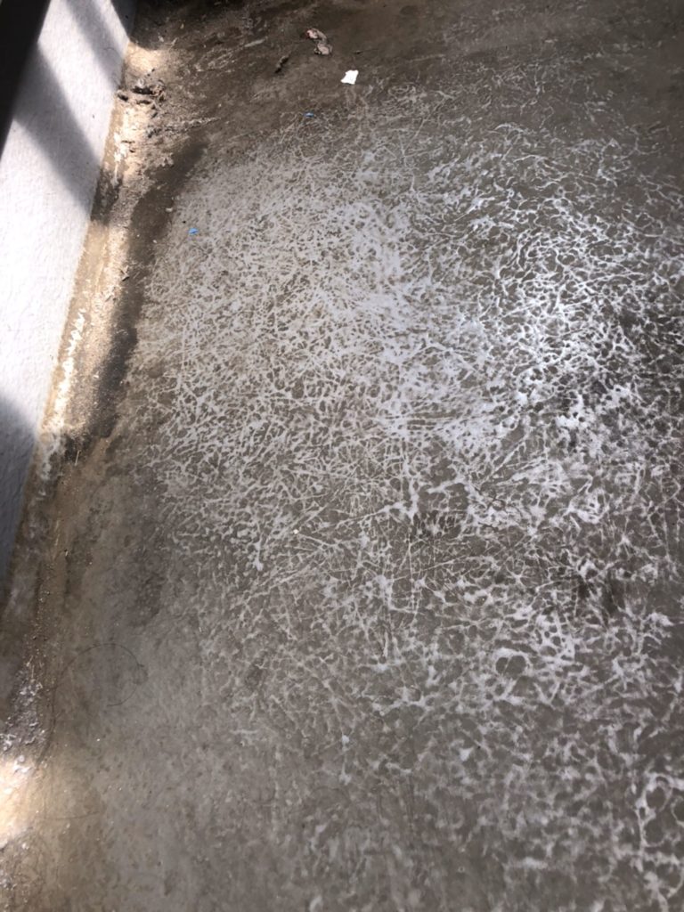 バルコニー防水劣化