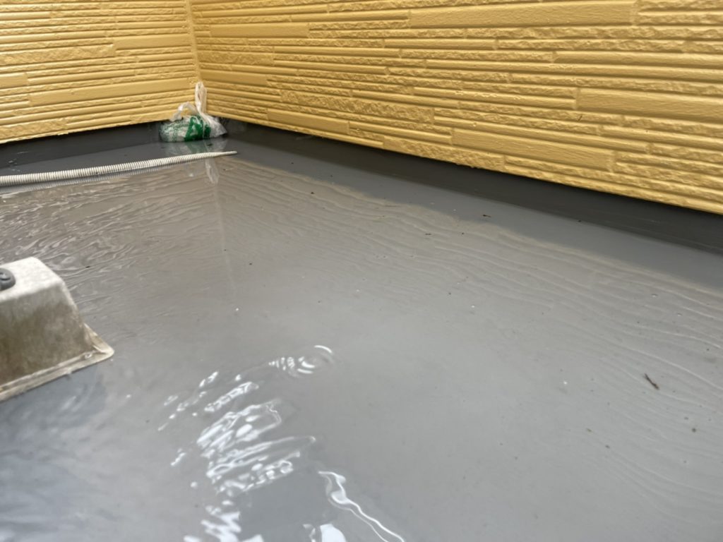 バルコニー漏水調査