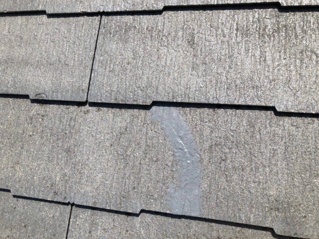屋根クラック処理