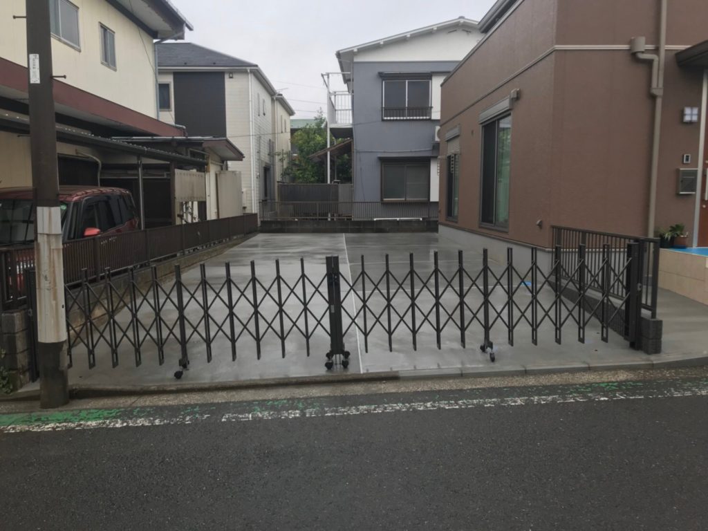 外構工事完工しました。